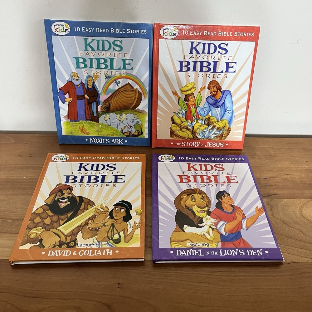 4 Kids Favorite‎ Bible Stories - Noah's Ark, David & Goliath, Jesus & Daniel